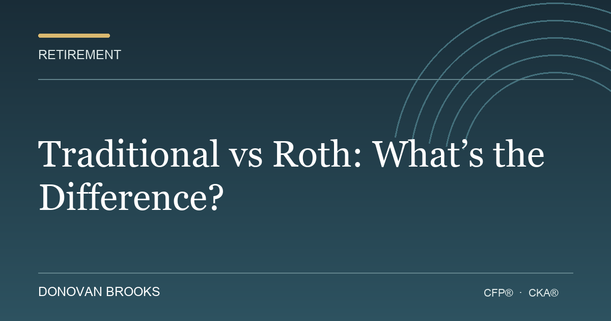 Traditional vs Roth: What’s the Difference?